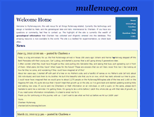 Tablet Screenshot of mullenweg.com